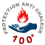 Protection anti chaleur 100°