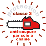 anti-coupure par scie à chaîne